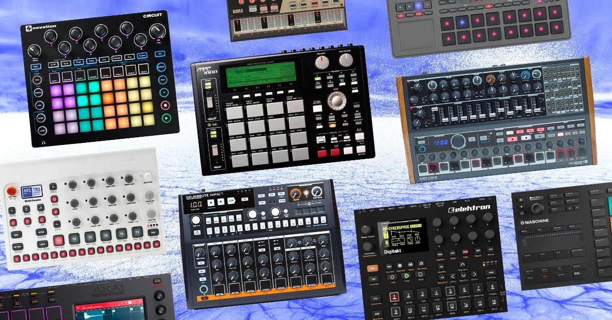Assortment of Grooveboxes | The 10 Best Grooveboxes for Hands-on Music Production